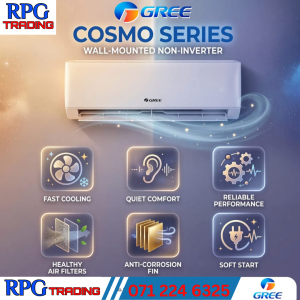 GREE Non Inverter – 9000Btu/h Air Conditioner GWC09AWBXB-K6NNA1B